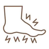 <p>Repair cracked heels</p>